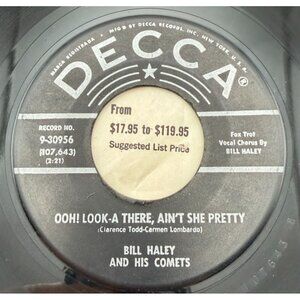 Bill Haley and His Comets Ooh Look A There Aint She Pretty / Joeys 45 Vinyl Rock